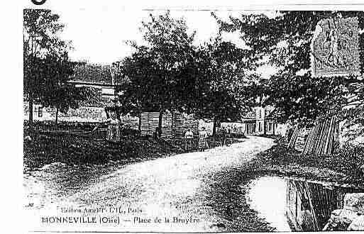 Ville de MONNEVILLE Carte postale ancienne
