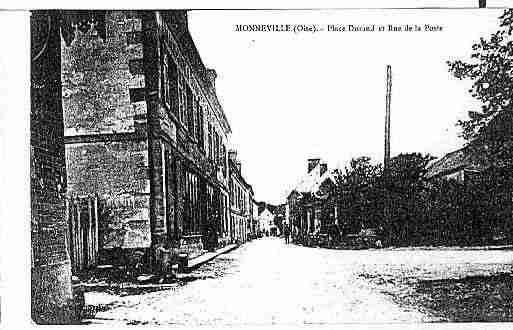 Ville de MONNEVILLE Carte postale ancienne