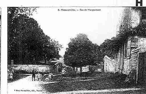 Ville de MONNEVILLE Carte postale ancienne