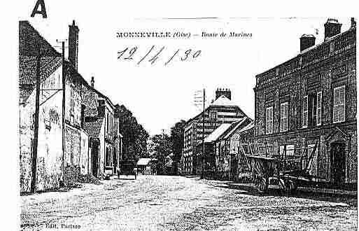 Ville de MONNEVILLE Carte postale ancienne