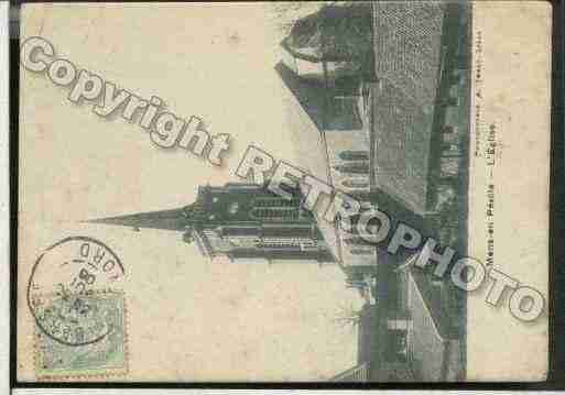 Ville de MONSENPEVELE Carte postale ancienne