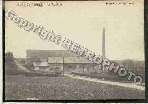 Ville de MONSENPEVELE Carte postale ancienne