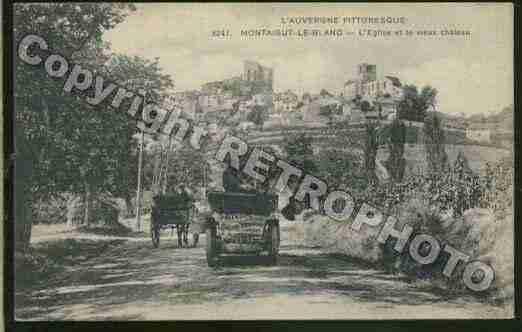 Ville de MONTAIGUTLEBLANC Carte postale ancienne