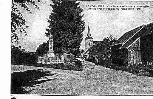 Ville de MONTCHEVREL Carte postale ancienne