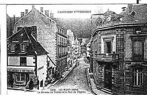 Ville de MONTDORE Carte postale ancienne