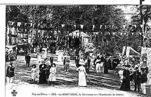 Ville de MONTDORE Carte postale ancienne Ville de MONTDORE Carte postale ancienne