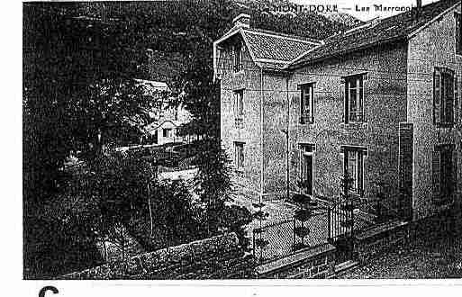 Ville de MONTDORE Carte postale ancienne