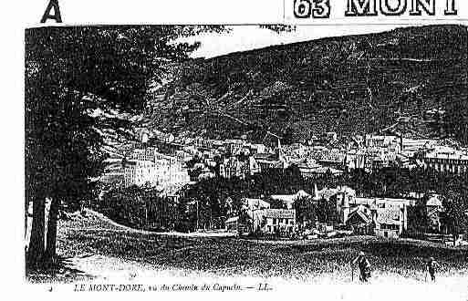 Ville de MONTDORE Carte postale ancienne Ville de MONTDORE Carte postale ancienne