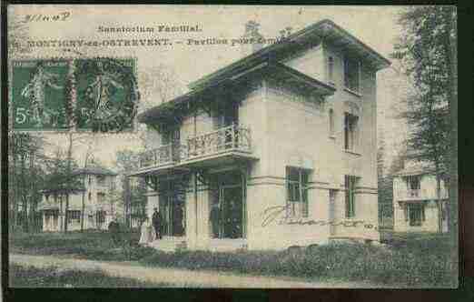 Ville de MONTIGNYENOSTREVENT Carte postale ancienne