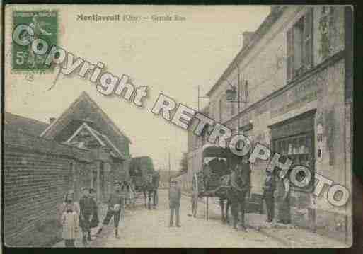 Ville de MONTJAVOULT Carte postale ancienne