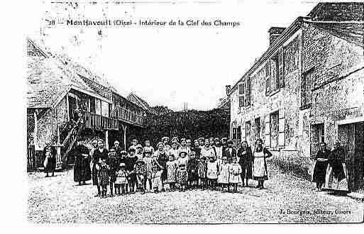 Ville de MONTJAVOULT Carte postale ancienne