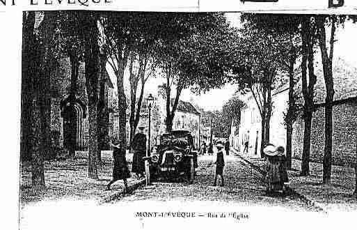 Ville de MONTL\'EVEQUE Carte postale ancienne