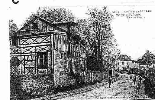 Ville de MONTL\'EVEQUE Carte postale ancienne