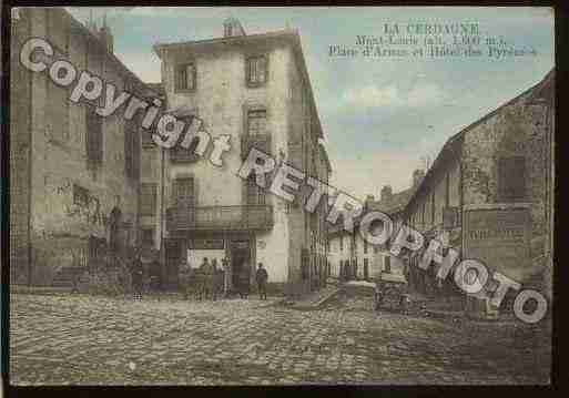 Ville de MONTLOUIS Carte postale ancienne