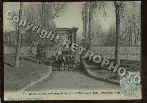 Ville de MONTLOUIS Carte postale ancienne