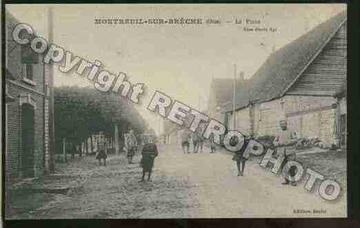 Ville de MONTREUILSURBRECHE Carte postale ancienne Ville de MONTREUILSURBRECHE Carte postale ancienne