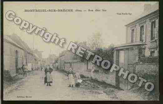 Ville de MONTREUILSURBRECHE Carte postale ancienne Ville de MONTREUILSURBRECHE Carte postale ancienne