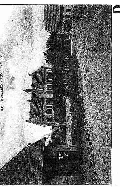 Ville de MONTREUXVIEUX Carte postale ancienne