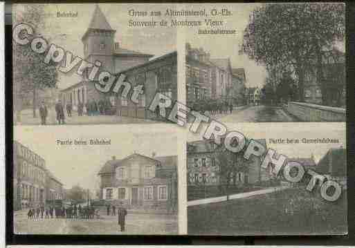 Ville de MONTREUXVIEUX Carte postale ancienne