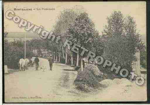 Ville de MONTSAUCHE Carte postale ancienne