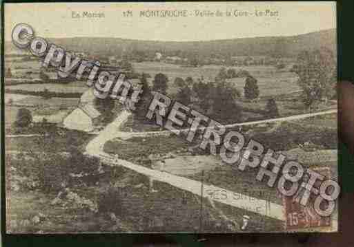 Ville de MONTSAUCHE Carte postale ancienne