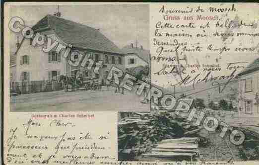 Ville de MOOSCH Carte postale ancienne