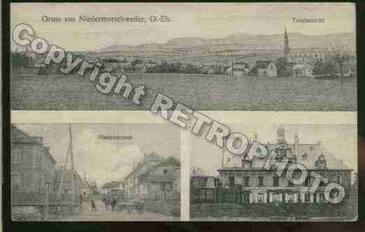 Ville de MORSCHWILLERLEBAS Carte postale ancienne