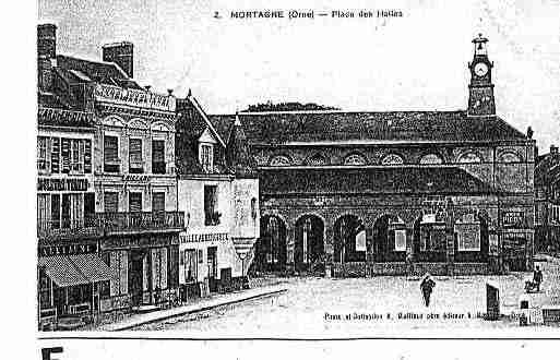 Ville de MORTAGNEAUPERCHE Carte postale ancienne