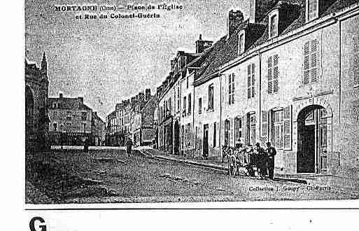 Ville de MORTAGNEAUPERCHE Carte postale ancienne