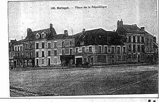 Ville de MORTAGNEAUPERCHE Carte postale ancienne