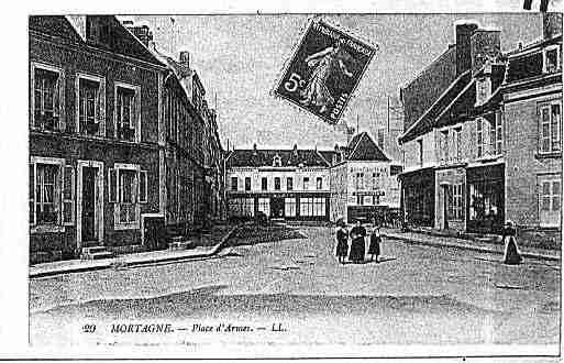 Ville de MORTAGNEAUPERCHE Carte postale ancienne