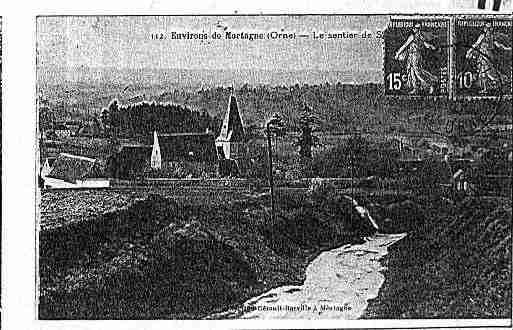 Ville de MORTAGNEAUPERCHE Carte postale ancienne