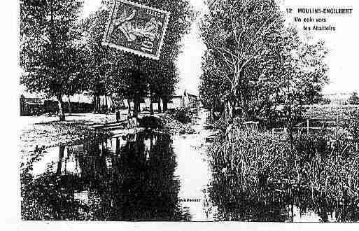 Ville de MOULINSENGILBERT Carte postale ancienne