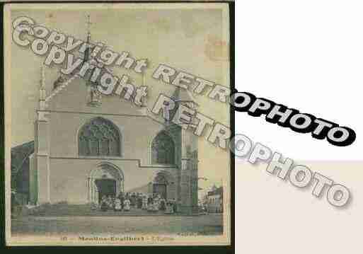 Ville de MOULINSENGILBERT Carte postale ancienne