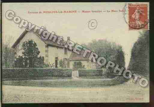 Ville de MOULINSLAMARCHE Carte postale ancienne