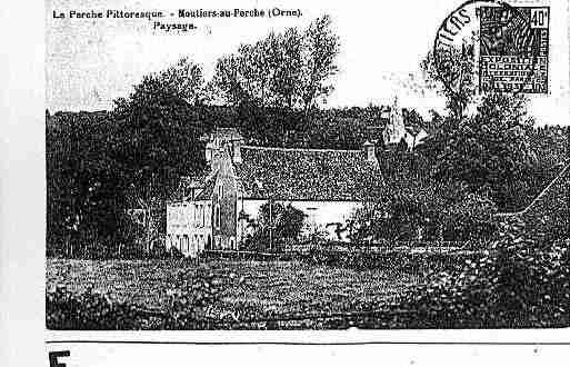 Ville de MOUTIERSAUPERCHE Carte postale ancienne