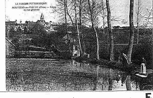 Ville de MOUTIERSAUPERCHE Carte postale ancienne