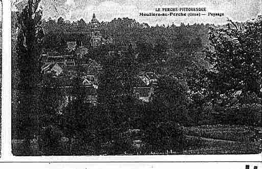 Ville de MOUTIERSAUPERCHE Carte postale ancienne