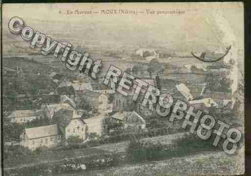 Ville de MOUX Carte postale ancienne Ville de MOUX Carte postale ancienne