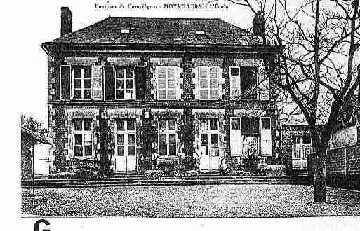 Ville de MOYVILLERS Carte postale ancienne