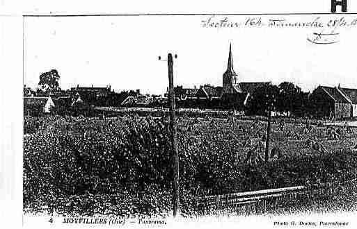 Ville de MOYVILLERS Carte postale ancienne