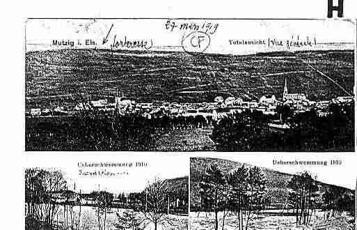 Ville de MUTZIG Carte postale ancienne