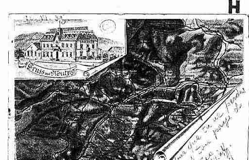 Ville de MUTZIG Carte postale ancienne