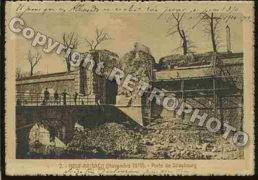 Ville de NEUFBRISACH Carte postale ancienne Ville de NEUFBRISACH Carte postale ancienne
