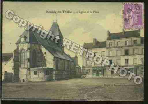 Ville de NEUILLYENTHELLE Carte postale ancienne