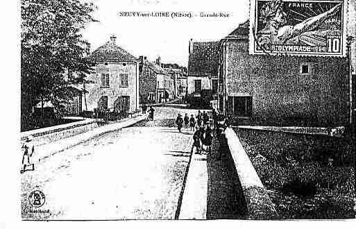 Ville de NEUVYSURLOIRE Carte postale ancienne