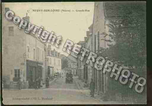 Ville de NEUVYSURLOIRE Carte postale ancienne