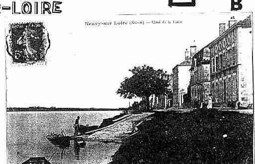 Ville de NEUVYSURLOIRE Carte postale ancienne