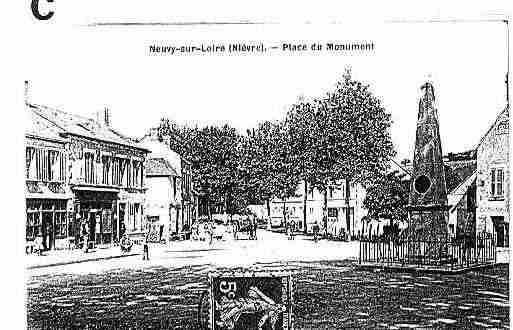 Ville de NEUVYSURLOIRE Carte postale ancienne