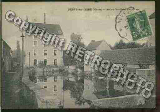 Ville de NEUVYSURLOIRE Carte postale ancienne